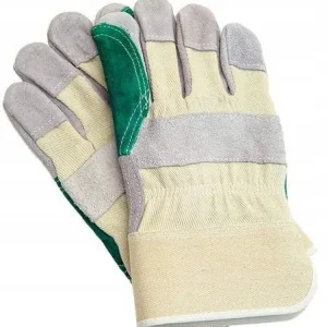 RĘKAWICE WZMACNIANE SKÓRĄ BYDLĘCĄ DWOINOWĄ RBPOWER Ekspresowa dostawa